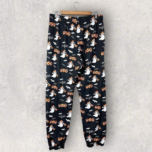 Buc-ee’s Halloween Sweatpants Ghost Pumpkin Spiderweb Lounge Pants Unisex XL - Picture 2 of 9